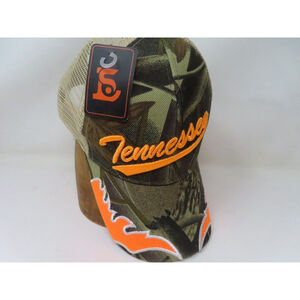New TENNESSEE Fire Wings CAMO Snapback Cap Hat Full Coverage